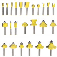 Router Bit Set 24pc Alum.case 1/4' (image for) Router Bit Set 24pc Alum.case 1/4'