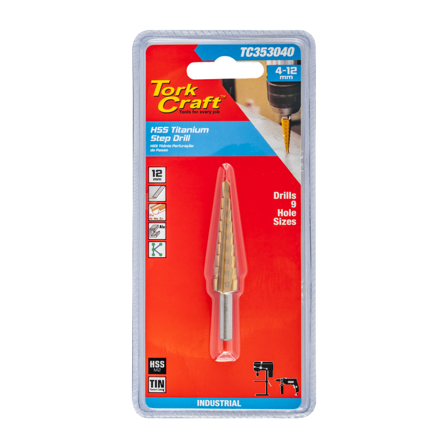 (image for) Step Drill Hss 4-12mmx1mm