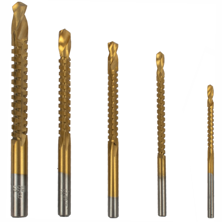 (image for) Drill Saw Set Hss Tin.coated 3-4-5-6-8