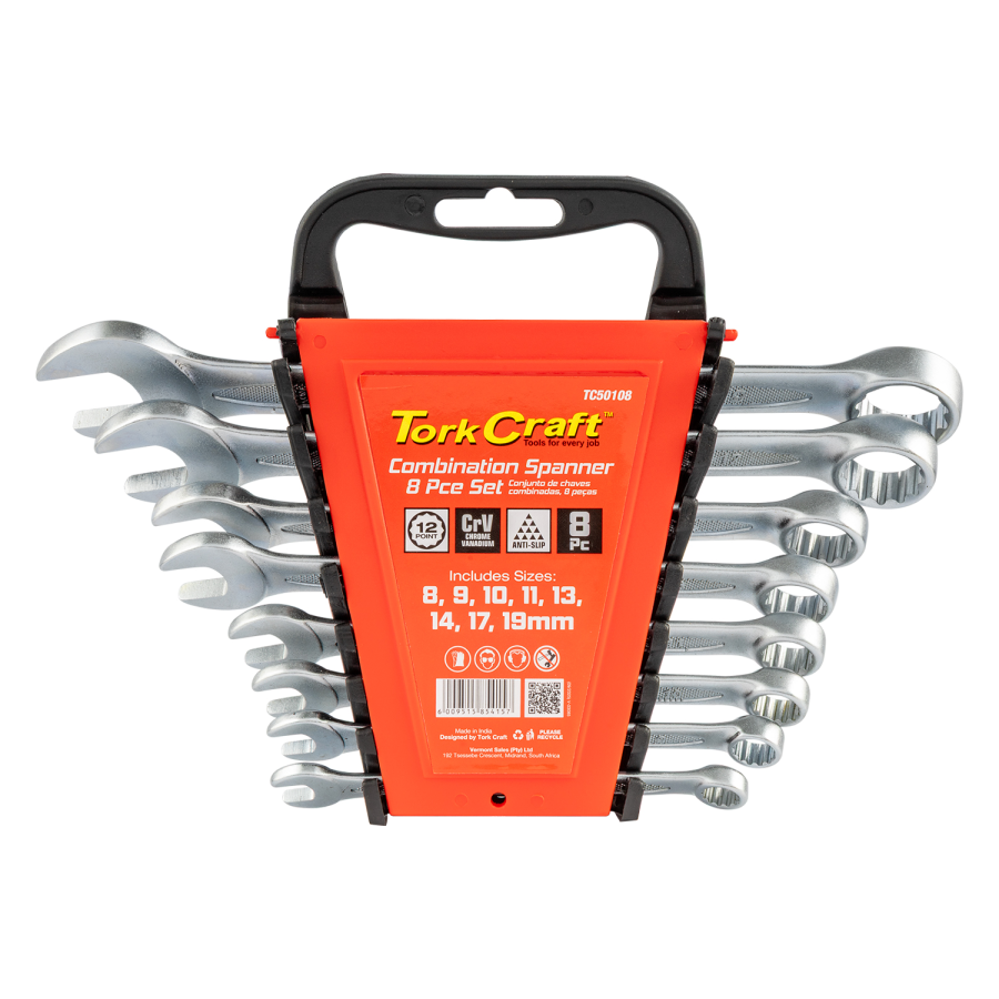 (image for) 8pcs Combination Spanner Set 8-9-10-11-13-14-17-19mm