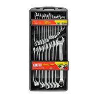 26pcs Combination Spanner Set 6-32mm Deep Offset Jumbo Rack (image for) 26pcs Combination Spanner Set 6-32mm Deep Offset Jumbo Rack