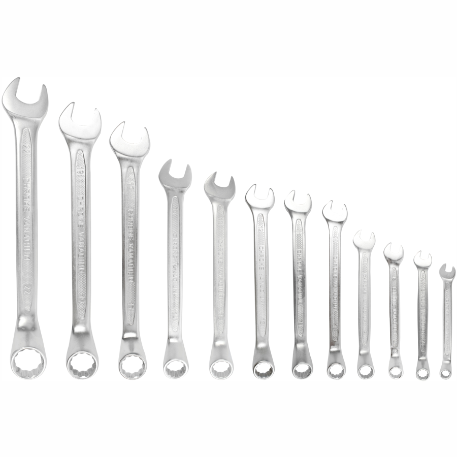 (image for) 12pcs Deep Offset Combination Spanner Set 6-22mm
