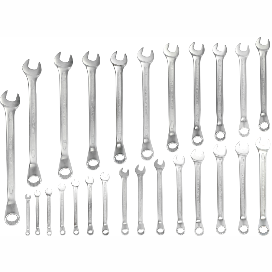 (image for) 26pcs Deep Offset Combination Spanner Set 6-32mm