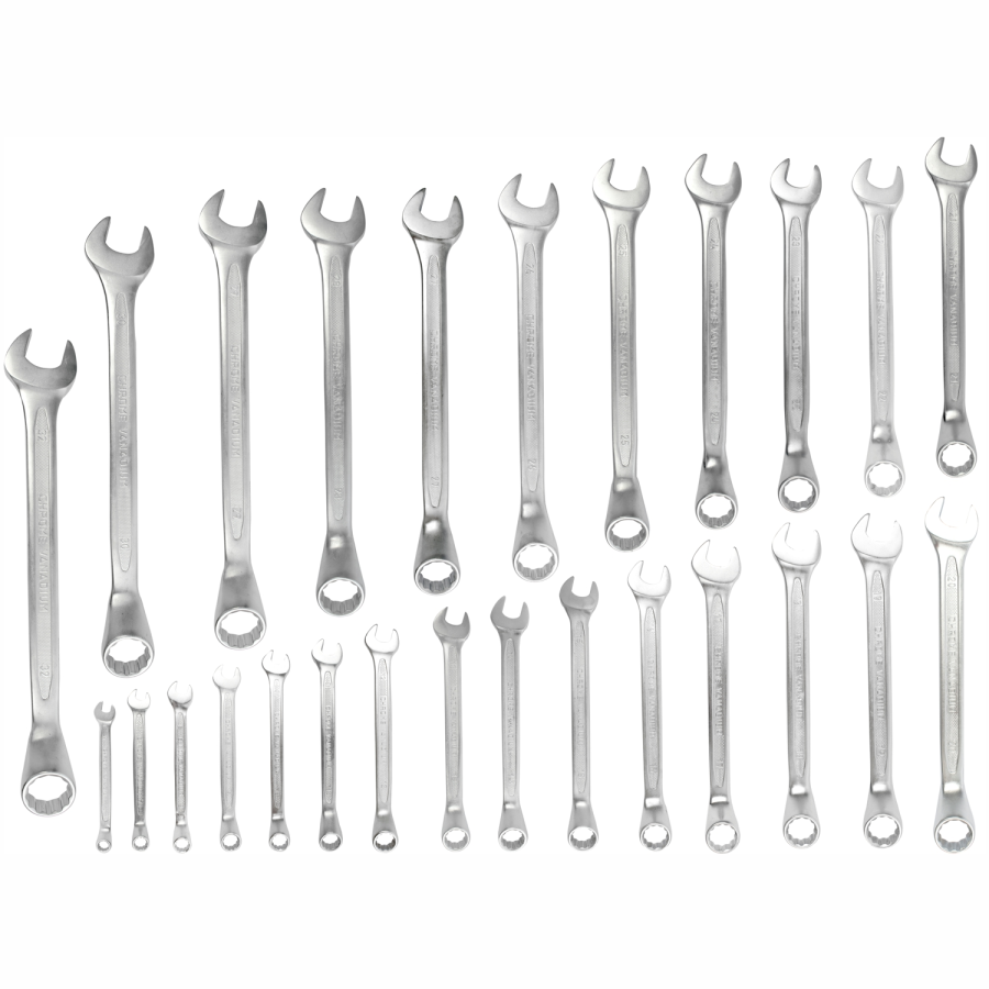 (image for) 26pcs Combination Spanner Set 6-32mm Mini Jumbo Rack
