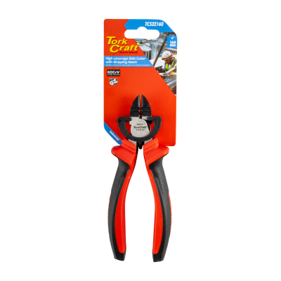 (image for) Side/diagonal Cutter High Leverage Crv 160mm W/stripping Notch Indusri