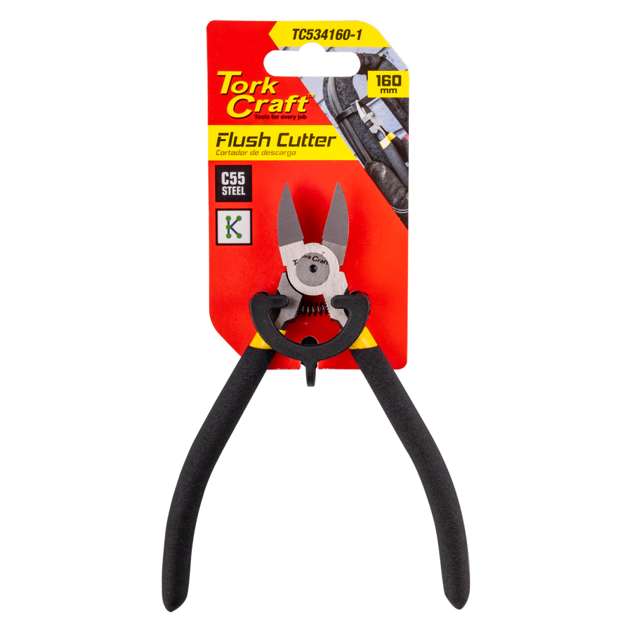 (image for) Plastic Cutter 160mm Diagonal Side Cutter Pliers Flush Cut Cable Tie