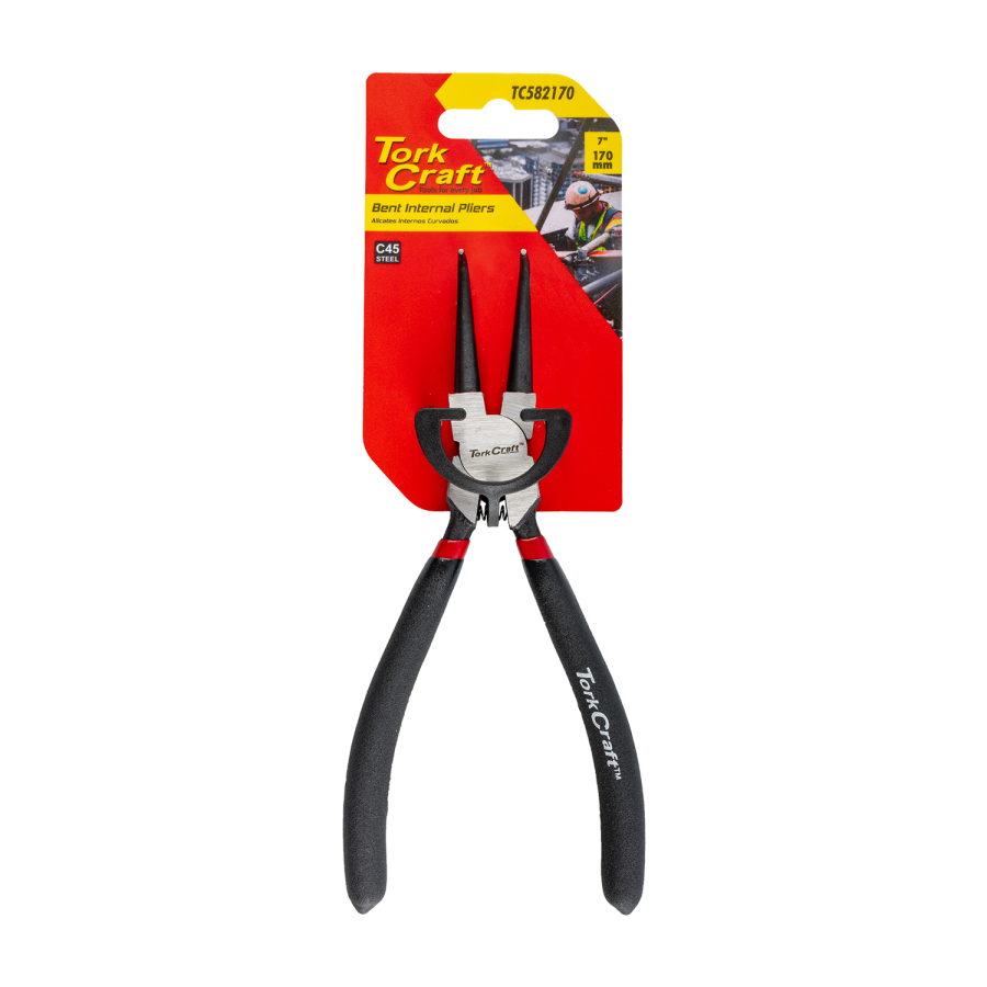 (image for) Plier Circlip Bent Internal 170mm