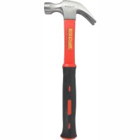 Hammer Claw 450g (16oz) Fibreglass Handle 295mm & Full Pol Head (image for) Hammer Claw 450g (16oz) Fibreglass Handle 295mm & Full Pol Head