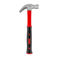 Hammer Claw 570g (20oz) Fibreglass Handle 295mm & Full Pol Head (image for) Hammer Claw 570g (20oz) Fibreglass Handle 295mm & Full Pol Head