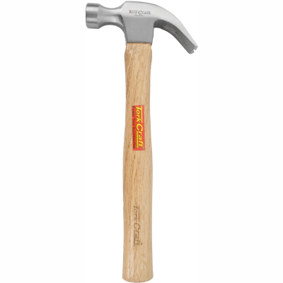 (image for) Hammer Claw 450g (16oz) Wooden Handle 280mm & Full Pol Head