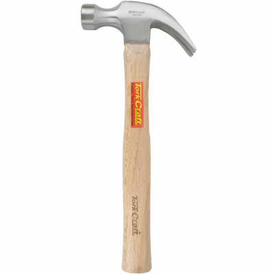 (image for) Hammer Claw 570g (20oz) Wooden Handle 280mm & Full Pol Head