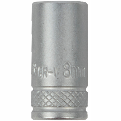 (image for) Socket 8mm 1/4' Drive Crv 12 Point