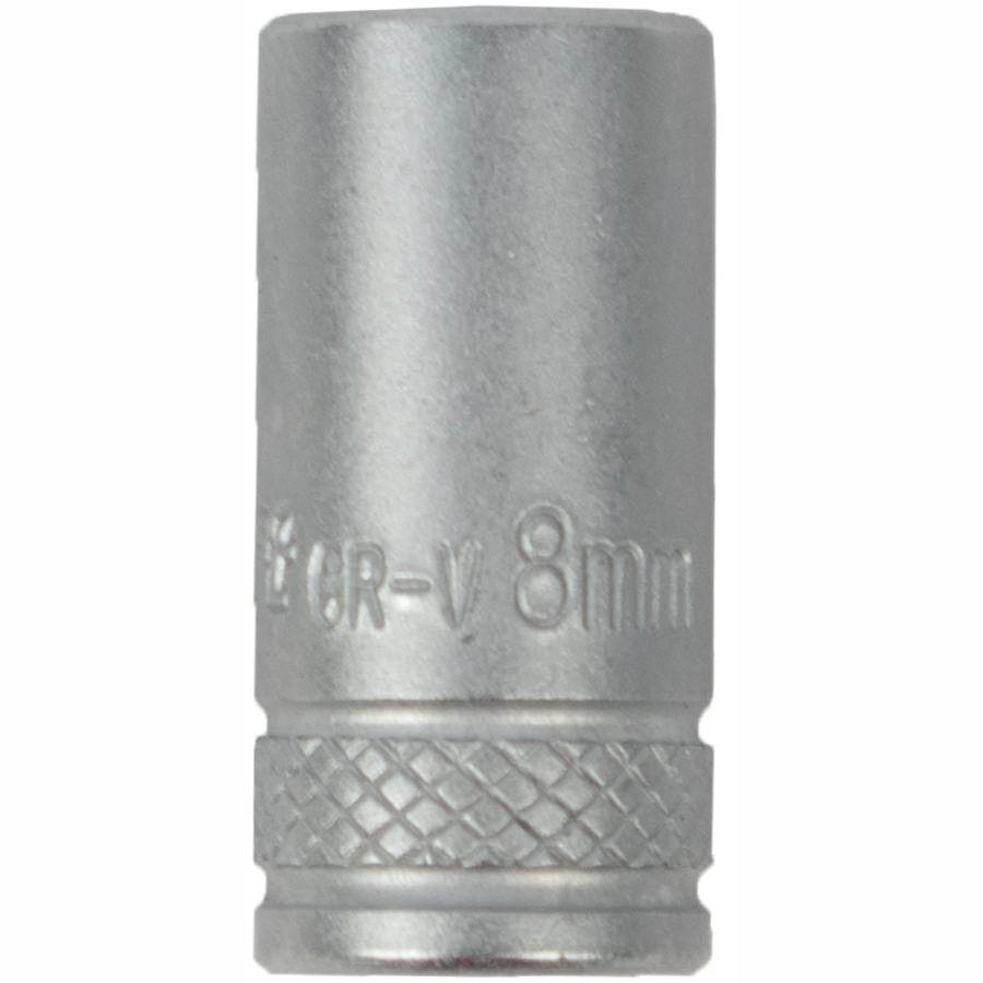 (image for) Socket 8mm 1/4' Drive Crv 12 Point