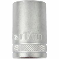 Socket 17mm X 23.8mm 1/2' Drive Crv 12 Point (image for) Socket 17mm X 23.8mm 1/2' Drive Crv 12 Point