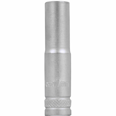 (image for) Socket 7mm 1/4' Dr Deep Socket Crv 12 Point