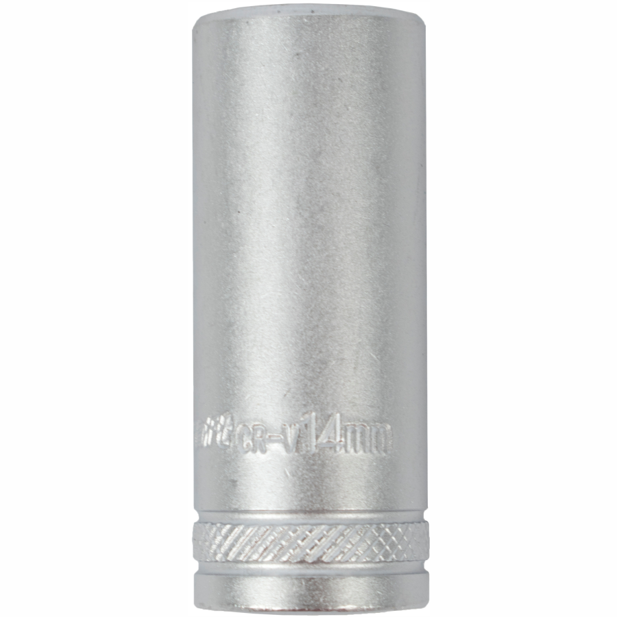 (image for) Socket 14mm 1/4' Dr Deep Socket Crv 12 Point