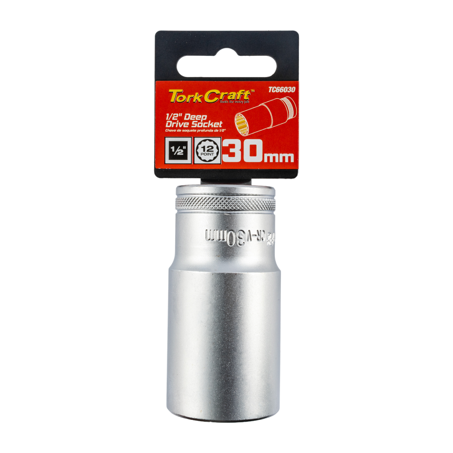 (image for) Socket 30mm 1/2' Dr Deep Socket Crv 12 Point