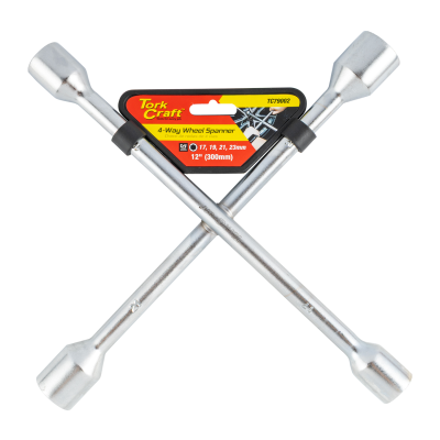 (image for) Wheel Spanner 4 Way 17/19/21/23mm 12' (300mm)
