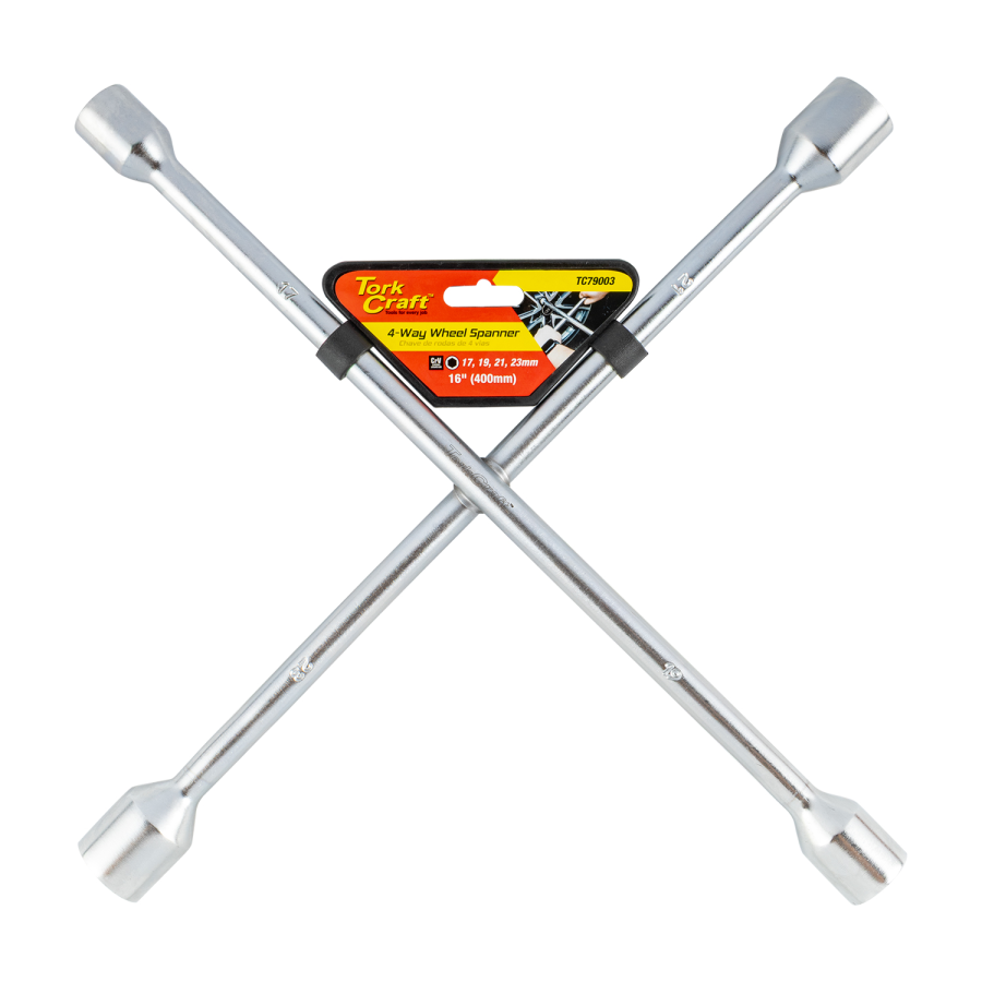 (image for) Wheel Spanner 4 Way 17/19/21/23mm 16' (400mm)