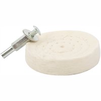(image for) Cotton Buff 75mm X 6mm Shank
