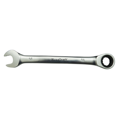 (image for) Combination Ratchet Wrench 14mm Fixed Head Spanner