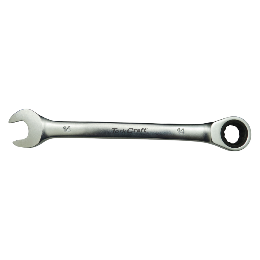 (image for) Combination Ratchet Wrench 14mm Fixed Head Spanner