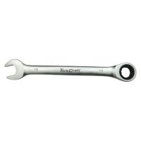 (image for) Combination Ratchet Wrench 15mm Fixed Head Spanner