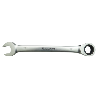 (image for) Combination Ratchet Wrench 17mm Fixed Head Spanner