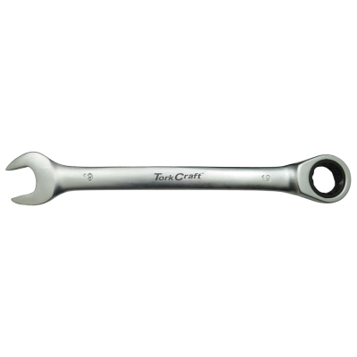 (image for) Combination Ratchet Wrench 19mm Fixed Head Spanner