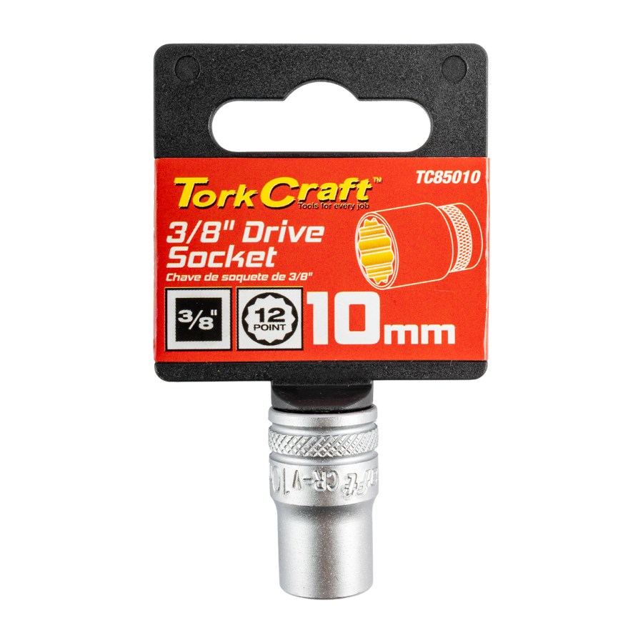 (image for) Socket 3/8'dr 10mm 12pt Crv