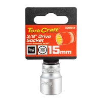 Socket 3/8'dr 15mm 12pt Crv (image for) Socket 3/8'dr 15mm 12pt Crv