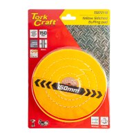 (image for) Buffing Pad Soft 150mm To Fit 12.5mm Arbor/spindle - Yellow