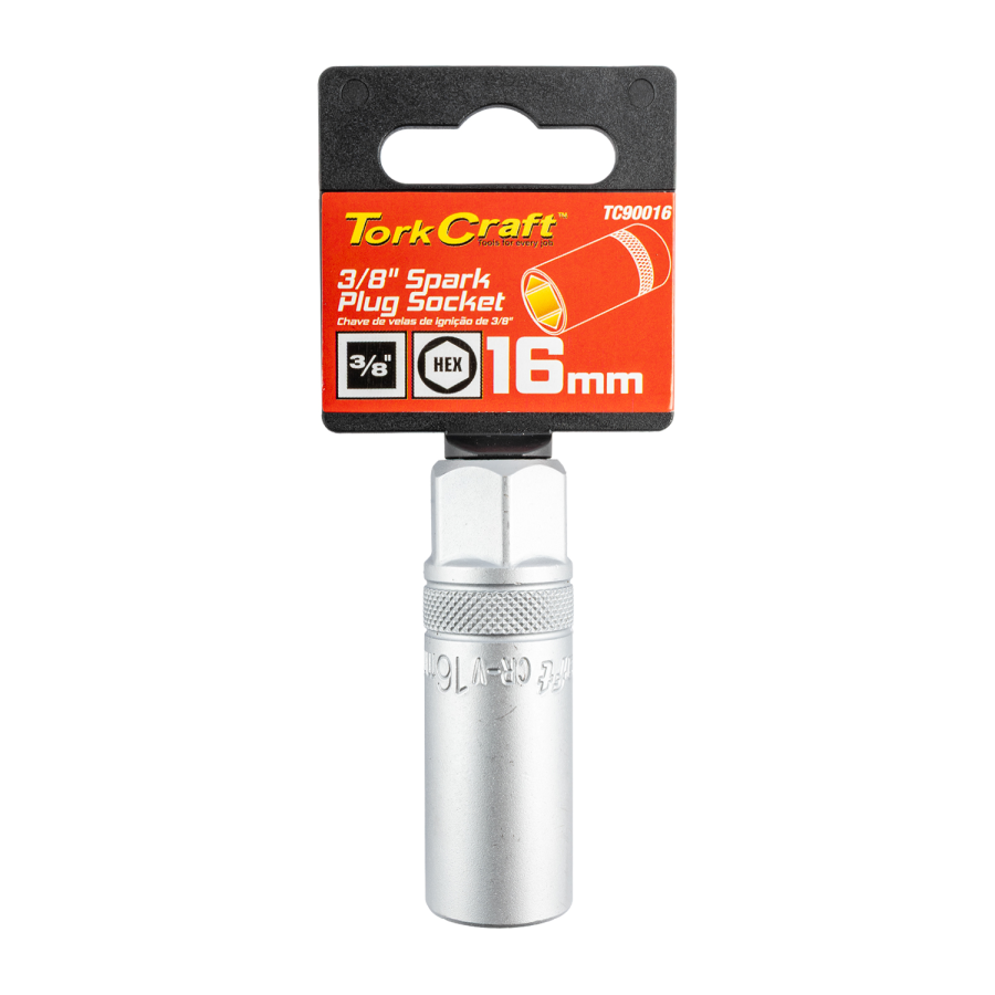 (image for) Spark Plug Socket 16mm X 65mm X 3/8'dr Crv