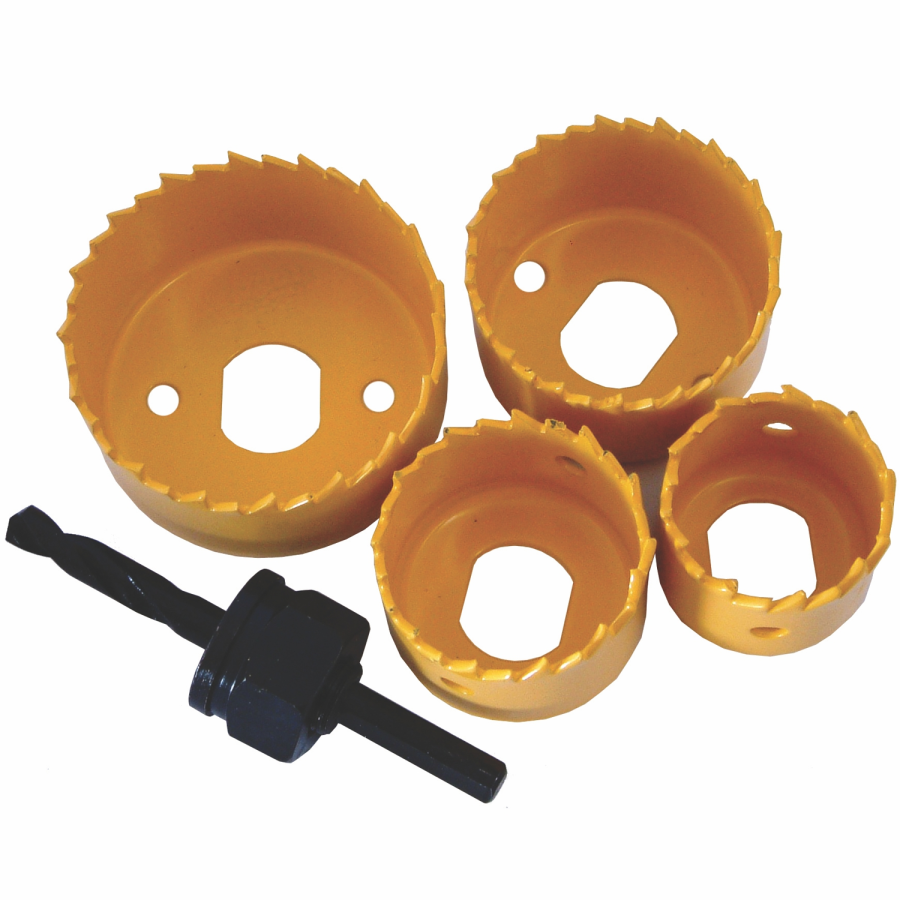(image for) Hole Saw Set 5pce Carbon Steel