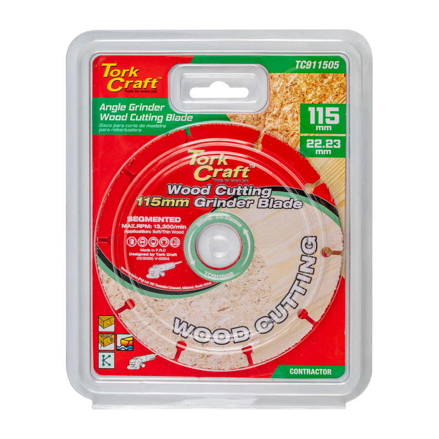 (image for) WOOD CUTTING BLADE 115MM X 22.23MM ANGLE GRINDER