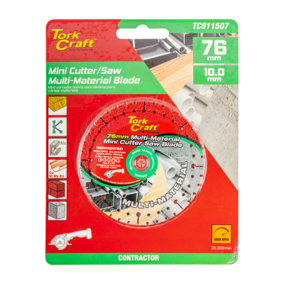 (image for) Multi Material Cutting Blade 76mm X 10mm Mini Cutter Saw