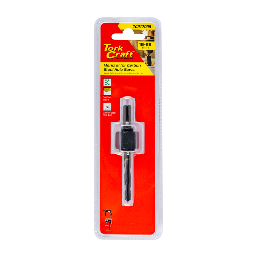 (image for) Mandrel For Carbon Steel Hole Saws19 - 28mm