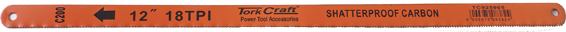 (image for) Hacksaw Blade Carbon Steel 18t X 300mm