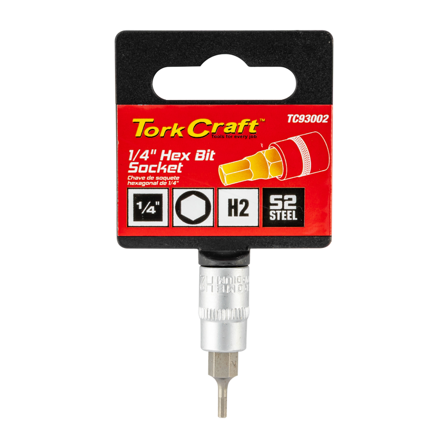 (image for) Socket Bit 1/4'dr Hex H2 S2 Material