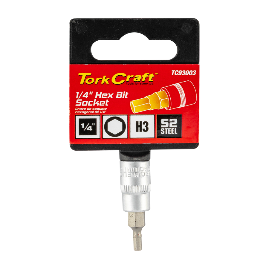 (image for) Socket Bit 1/4'dr Hex H3 S2 Material