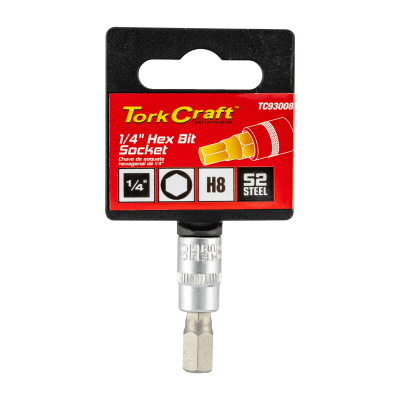 (image for) Socket Bit 1/4'dr Hex H8 S2 Material