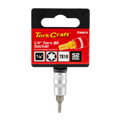 (image for) Socket Bit 1/4'dr Torx T10 S2 Material