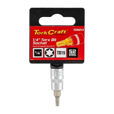 (image for) Socket Bit 1/4'dr Torx T15 S2 Material
