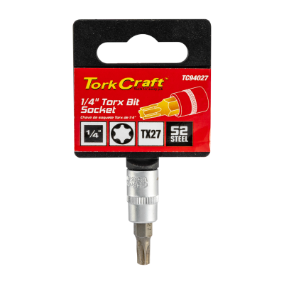 (image for) Socket Bit 1/4'dr Torx T27 S2 Material