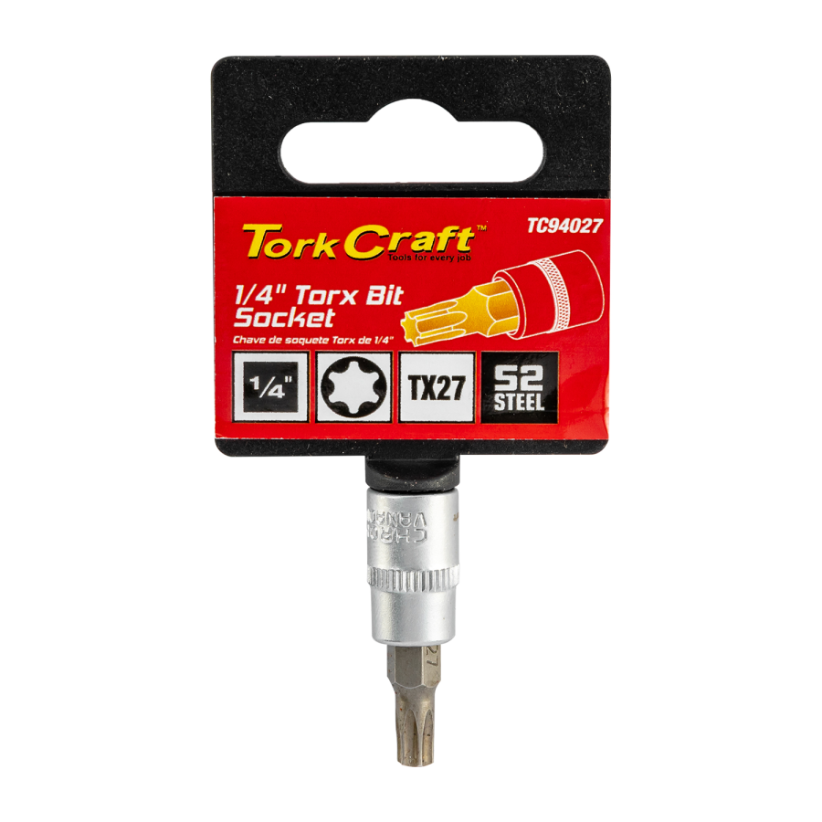 (image for) Socket Bit 1/4'dr Torx T27 S2 Material