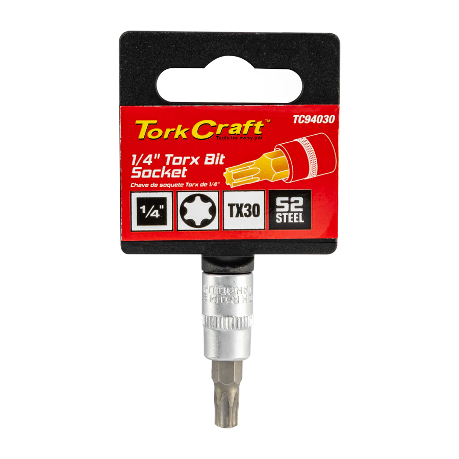 (image for) Socket Bit 1/4'dr Torx T30 S2 Material