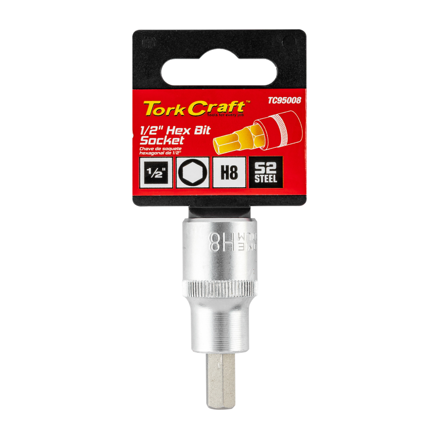 (image for) Socket Bit 1/2'dr Hex H8 S2 Material