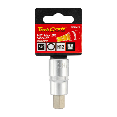 (image for) Socket Bit 1/2'dr Hex H12 S2 Material