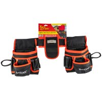 Tool Pouch Nylon With Belt 14 Pocket + Loops (image for) Tool Pouch Nylon With Belt 14 Pocket + Loops