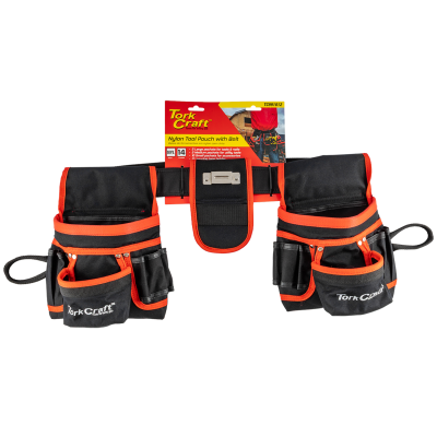 (image for) Tool Pouch Nylon With Belt 14 Pocket + Loops